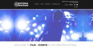 Knysna Film &amp; Events Website Design &amp; Development