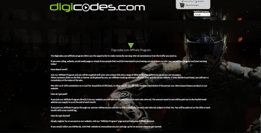Affiliate program