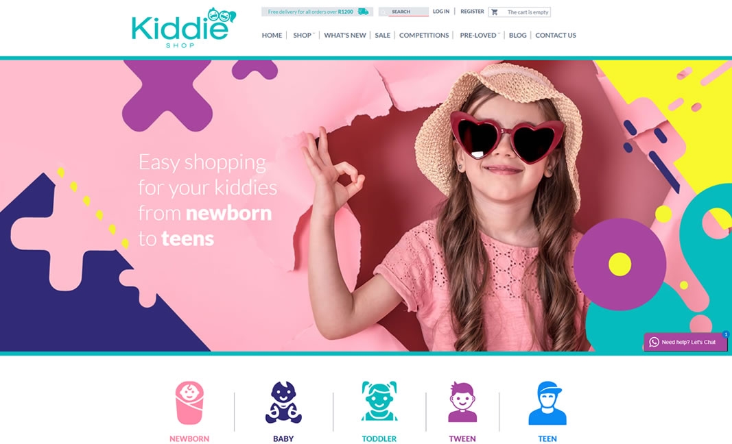 Kiddieshop Ecommerce Website