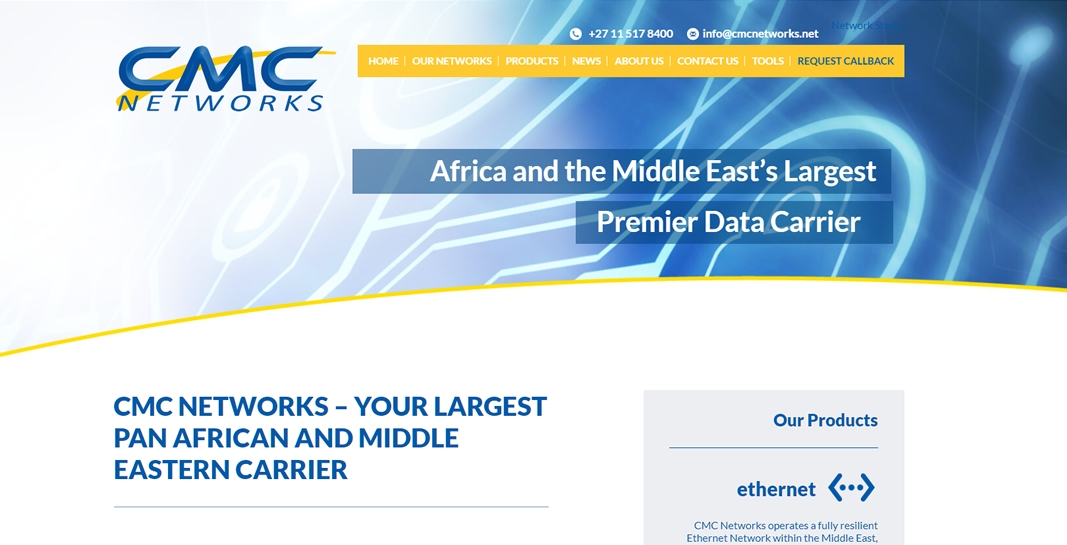 CMC Networks Website Design &amp; Development